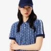 Kadın Slim Fit Monogram Polo Tişört Elbise