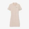Kadın Slim Fit Monogram Polo Tişört Elbise