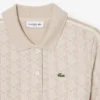 Kadın Slim Fit Monogram Polo Tişört Elbise