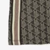Kadın Slim Fit Monogram Polo Tişört Elbise
