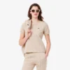 Kadın Slim Fit Monogram Tişört