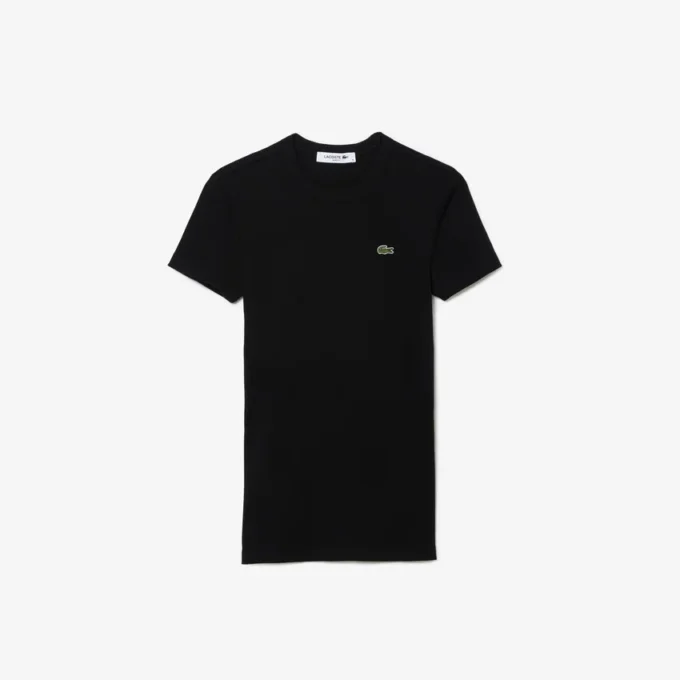 Kadın Slim Fit Nervürlü Pamuklu Tişört