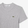 Kadın Slim Fit Nervürlü Pamuklu Tişört