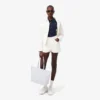 Kadın Slim Fit Pointelle Markalı L.12.D Polo Tişört