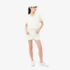Kadın Slim Fit Pointelle Markalı L.12.D Polo Tişört