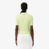 Kadın Slim Fit Pointelle Markalı L.12.D Polo Tişört