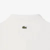 Kadın Slim Fit Pointelle Markalı L.12.D Polo Tişört