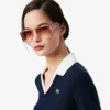 Kadın Slim Fit Süslemeli Uzun Kollu Polo Tişört