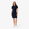 Kadın Slim Fit Streç Mini Piqué Polo Tişört Elbise