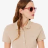 Kadın Slim Fit Streç Mini Piqué Polo Tişört Elbise