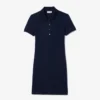 Kadın Slim Fit Streç Mini Piqué Polo Tişört Elbise