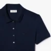 Kadın Slim Fit Streç Mini Piqué Polo Tişört Elbise