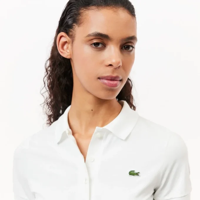 Kadın Slim Fit Ultra Dry Stretch Golf Polo Tişörtü