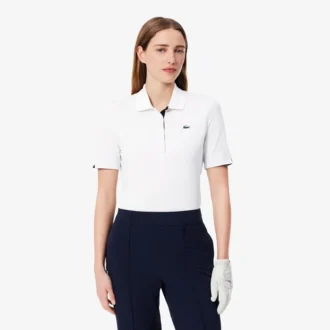 Kadın Slim Fit UV Korumalı Streç Golf Polo Tişörtü