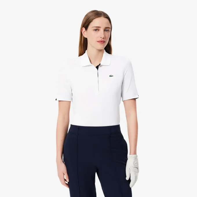 Kadın Slim Fit UV Korumalı Streç Golf Polo Tişörtü
