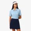 Kadın Slim Fit UV Korumalı Streç Golf Polo Tişörtü