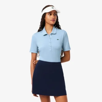 Kadın Slim Fit UV Korumalı Streç Golf Polo Tişörtü