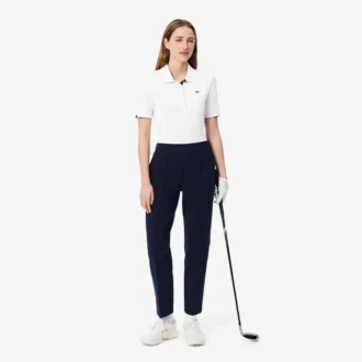 Kadın Slim Fit UV Korumalı Streç Golf Polo Tişörtü