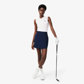 Kadın Slim Fit UV Korumalı Streç Golf Polo Tişörtü
