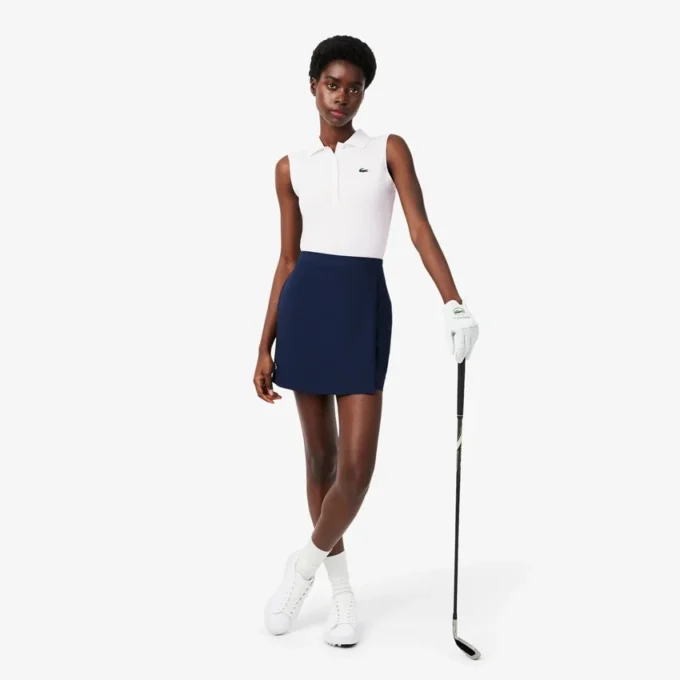 Kadın Slim Fit UV Korumalı Streç Golf Polo Tişörtü