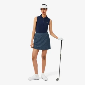 Kadın Slim Fit UV Korumalı Streç Golf Polo Tişörtü