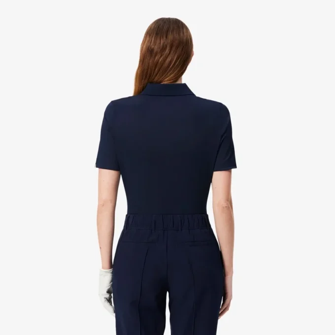 Kadın Slim Fit UV Korumalı Streç Golf Polo Tişörtü