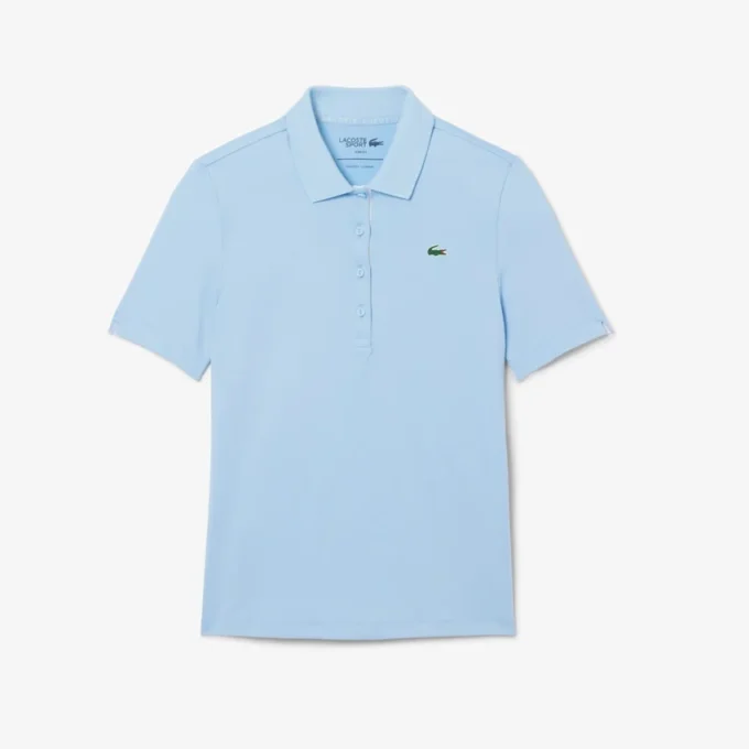 Kadın Slim Fit UV Korumalı Streç Golf Polo Tişörtü