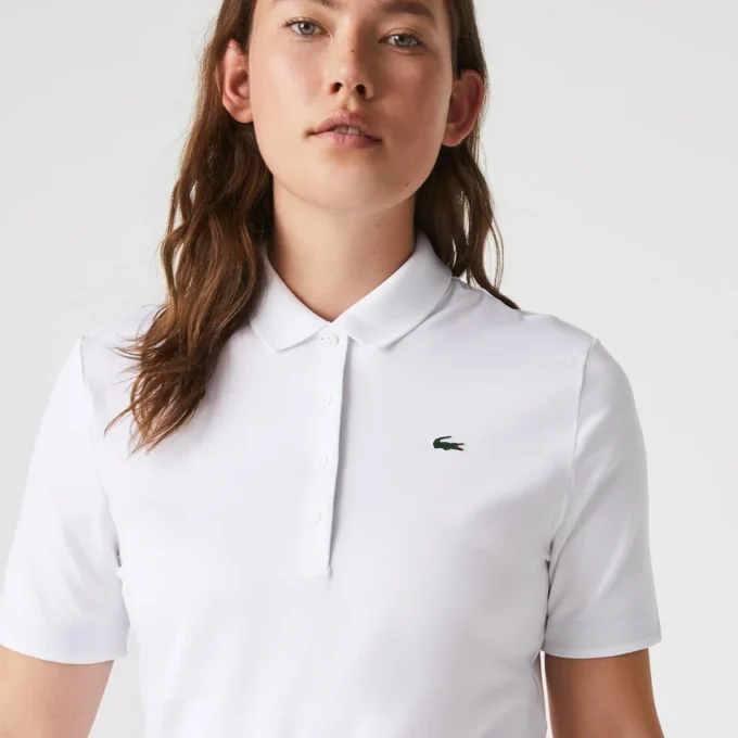 Kadın Slim Fit UV Korumalı Streç Golf Polo Tişörtü