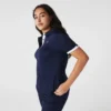Kadın Slim Fit UV Korumalı Streç Golf Polo Tişörtü