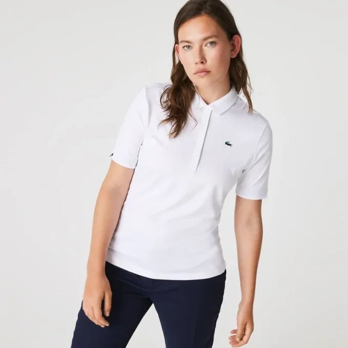 Kadın Slim Fit UV Korumalı Streç Golf Polo Tişörtü