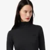 Kadın Slim Fit Yüksek Yaka Elbise