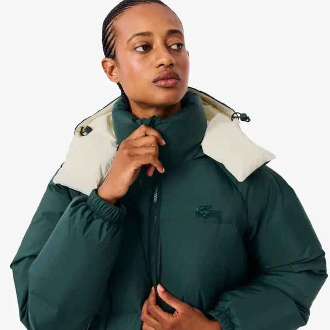 Kadın Uzun Oversized Kuş Tüyü Ceket