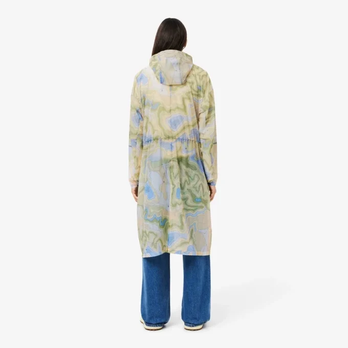 Kadın Uzun Oversized Su Geçirmez Parka