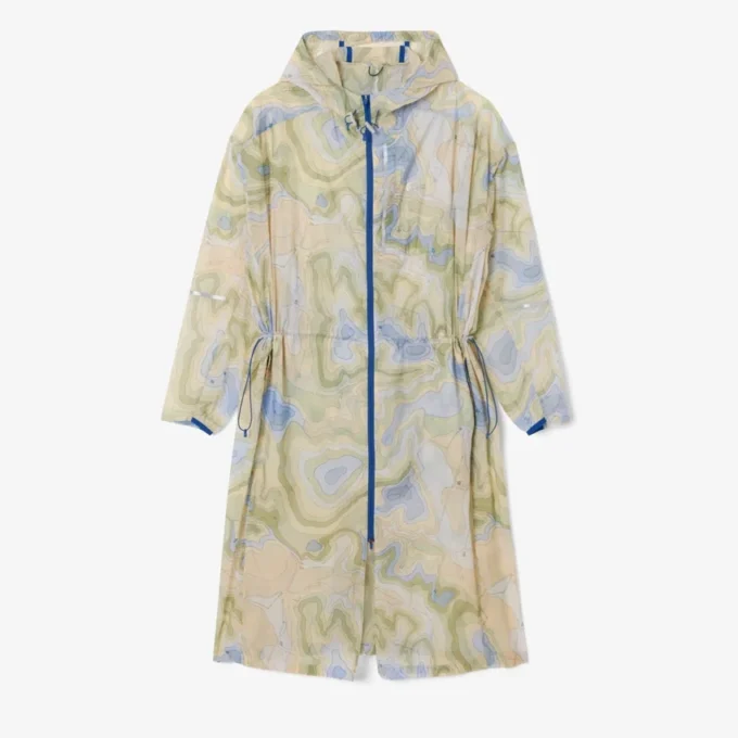 Kadın Uzun Oversized Su Geçirmez Parka