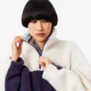 Kadın Yüksek Yakalı Oversize Polar Sweatshirt