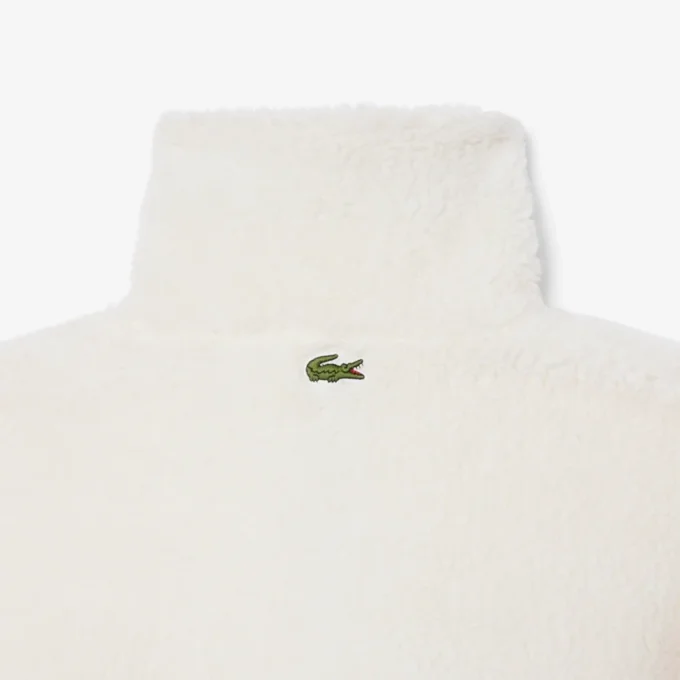Kadın Yüksek Yakalı Oversize Polar Sweatshirt