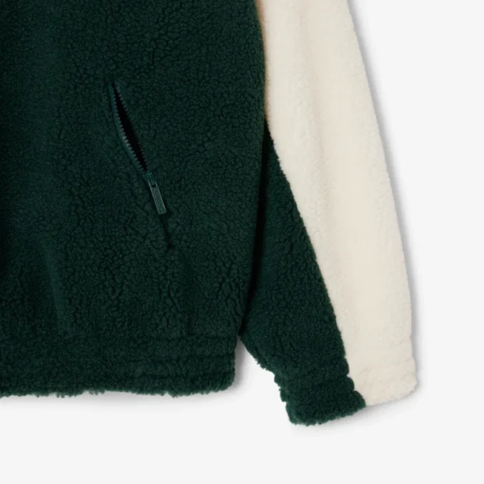 Kadın Yüksek Yakalı Oversized Polar Sweatshirt