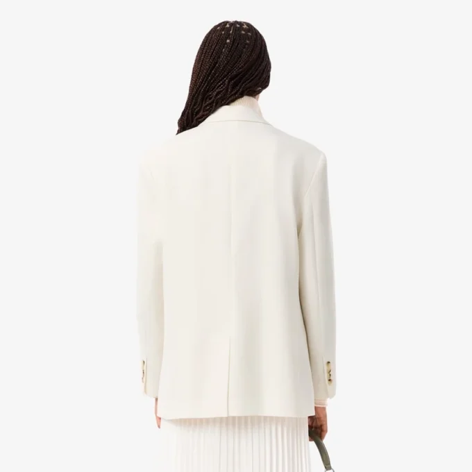 Kadın Yün Twill Blazer