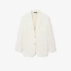 Kadın Yün Twill Blazer