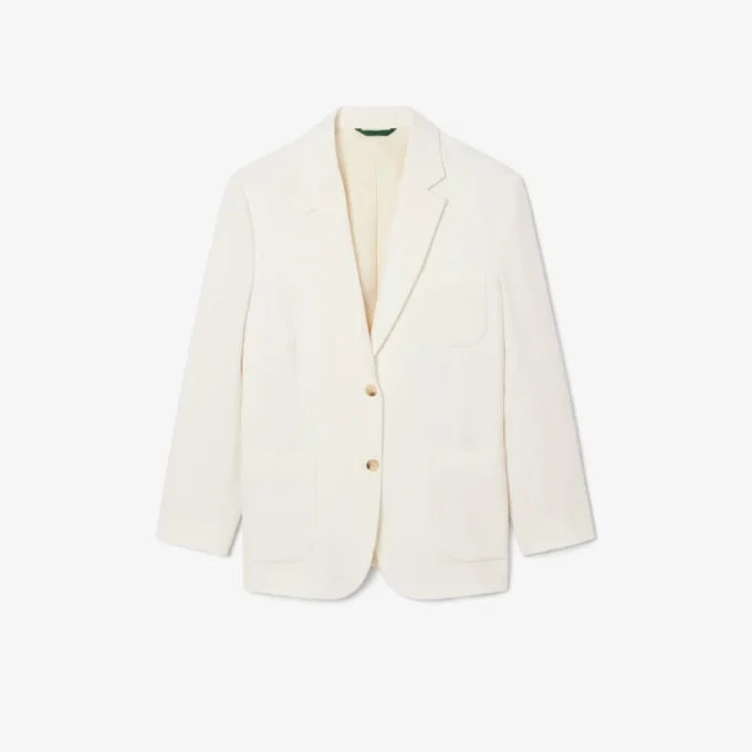 Kadın Yün Twill Blazer
