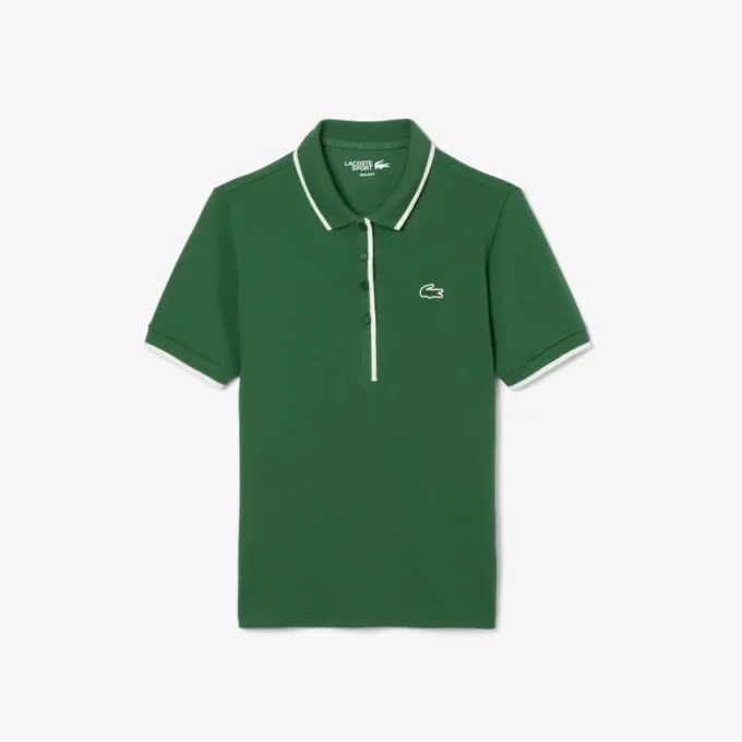 Kadınlar için Normal Kesim Isı Düzenleyici Tenis Polo Tişörtü