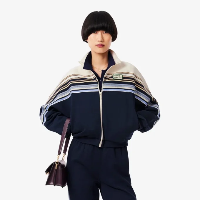 Kadınlar İçin Fransa’da Üretilmiş Fermuarlı Sweatshirt