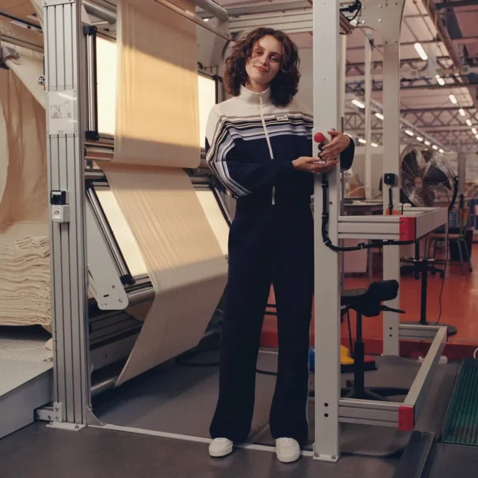 Kadınlar İçin Fransa’da Üretilmiş Fermuarlı Sweatshirt