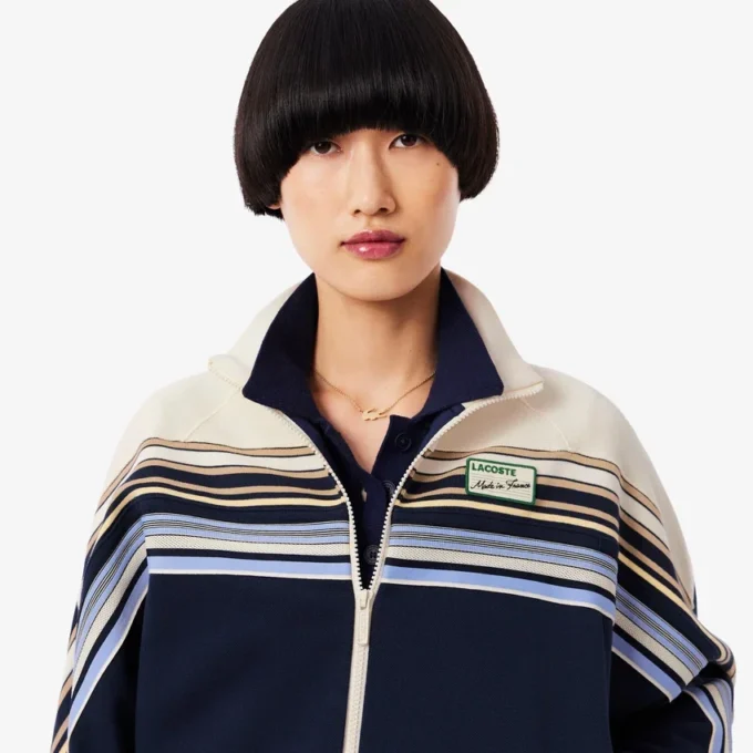 Kadınlar İçin Fransa’da Üretilmiş Fermuarlı Sweatshirt