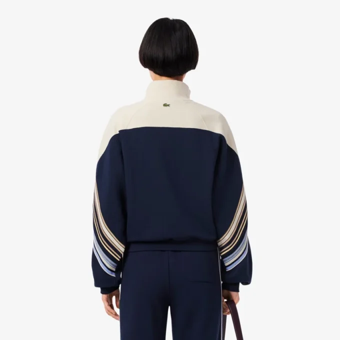 Kadınlar İçin Fransa’da Üretilmiş Fermuarlı Sweatshirt