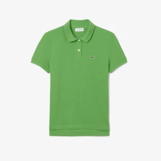 Kadınlar İçin Normal Kesim Esnek Petit Piqua Polo Tişört