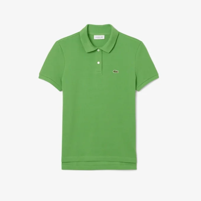Kadınlar İçin Normal Kesim Esnek Petit Piqua Polo Tişört