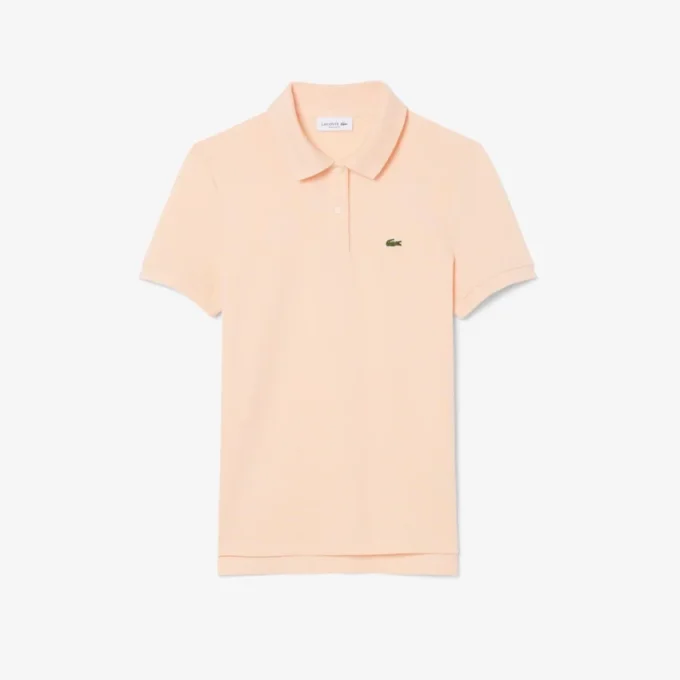 Kadınlar İçin Normal Kesim Esnek Petit Piqua Polo Tişört