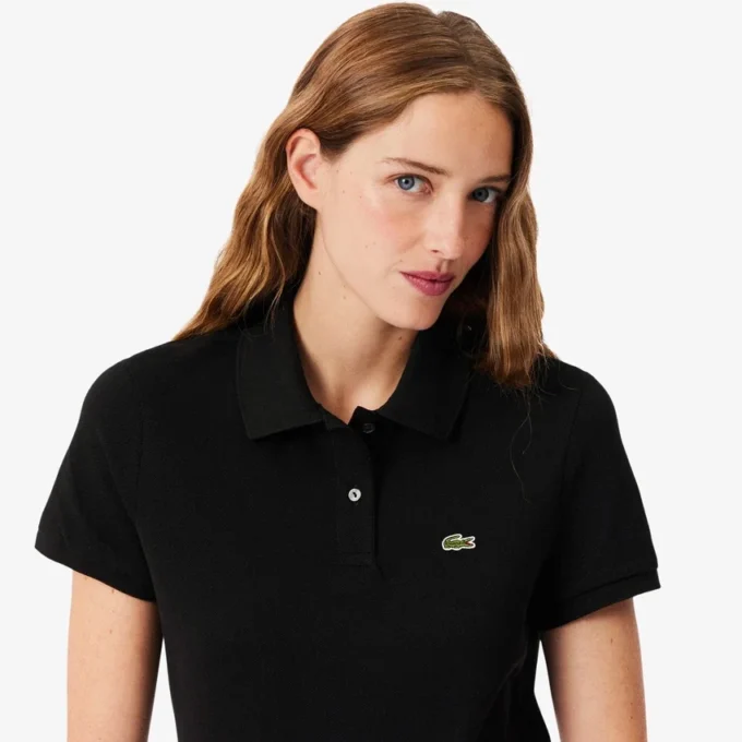 Kadınlar İçin Normal Kesim Esnek Petit Piqua Polo Tişört