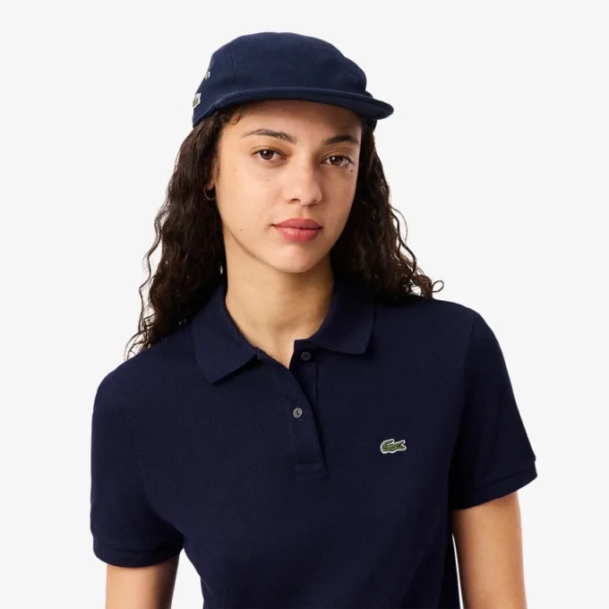 Kadınlar İçin Normal Kesim Esnek Petit Piqua Polo Tişört